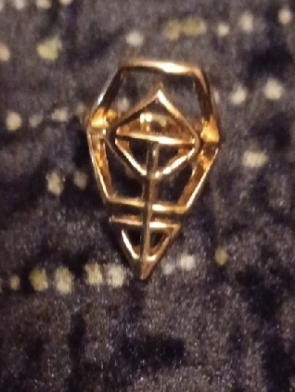 4/$30 Gold Geometric Ring - Pinky Finger